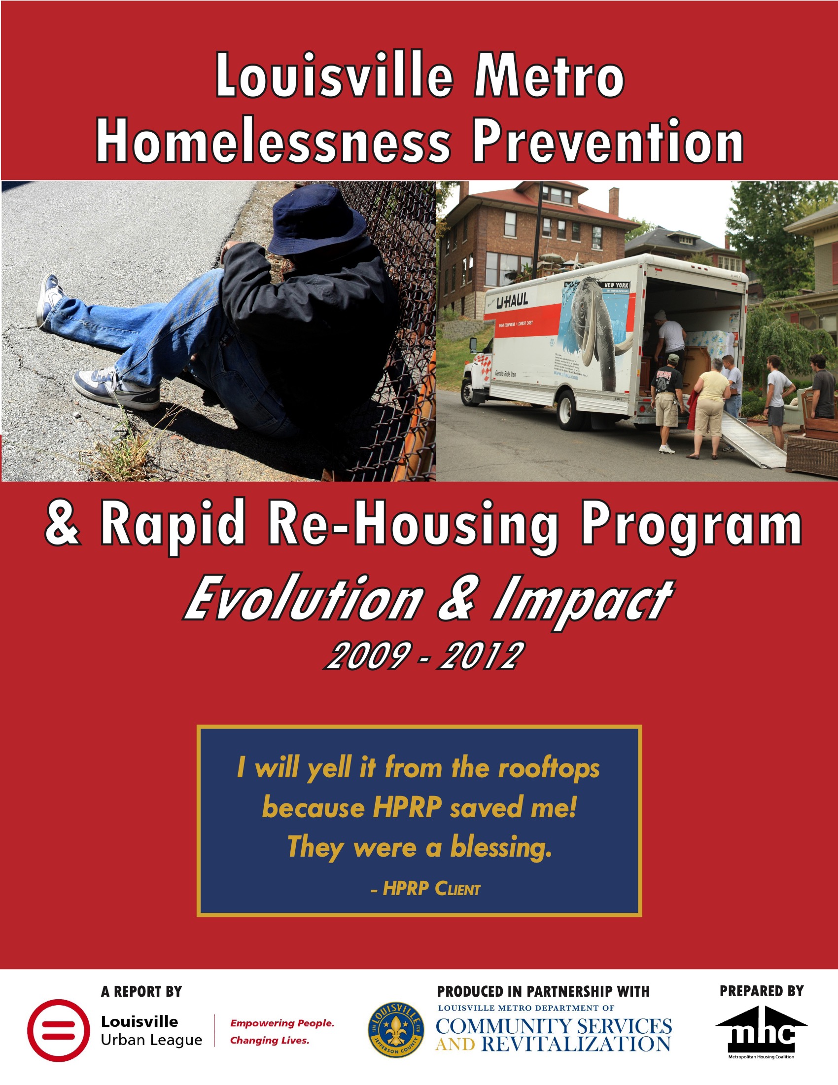 Louisville Metro Homelessness Prevention & Rapid ReHousing Program