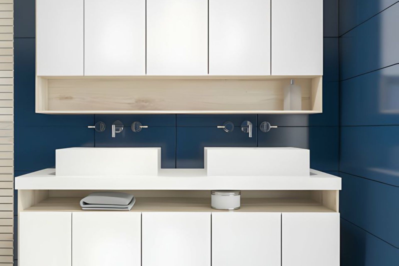 White Oak Bathroom Vanity Maximizing Space and Style