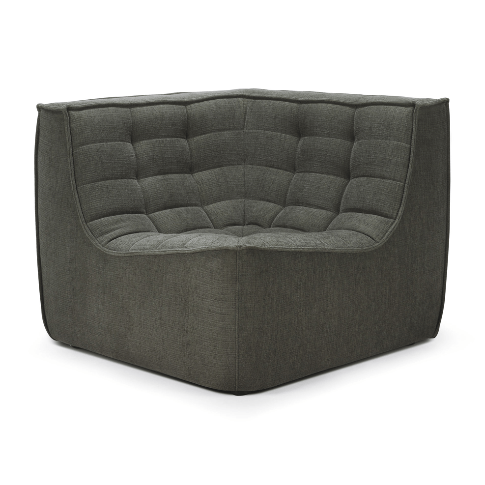 N701 Sofa Corner Moss Ethnicraft Meubelen Jonckheere