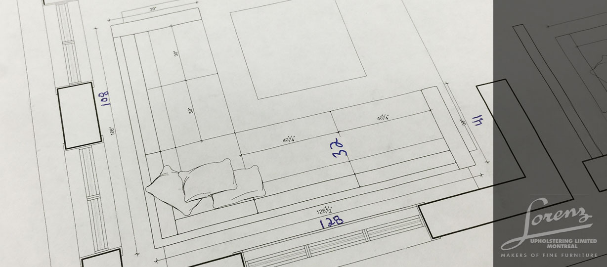 Custom upholstered furniture Montreal, South Shore, Laval