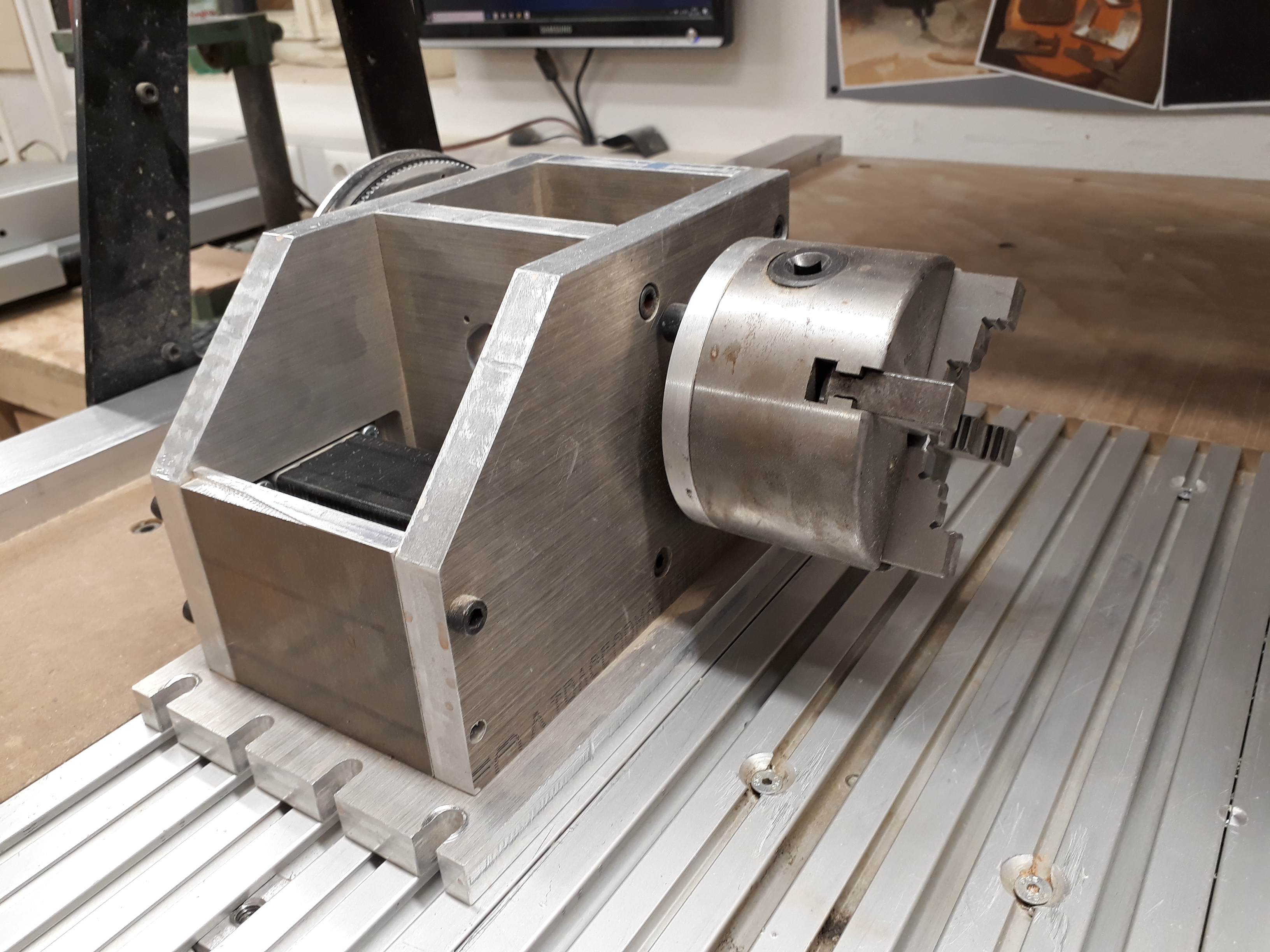 CNC Fräse 4. Achse Meudt.tech