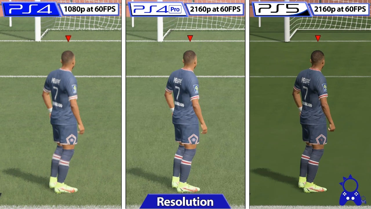 FIFA 22 compare versões de PS4, PS4 Pro, PS5 e Xbox Series