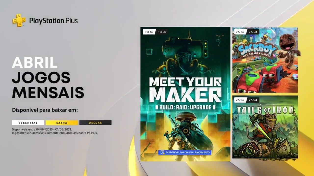 PS Plus Essential de abril de 2023 é revelado pela Sony