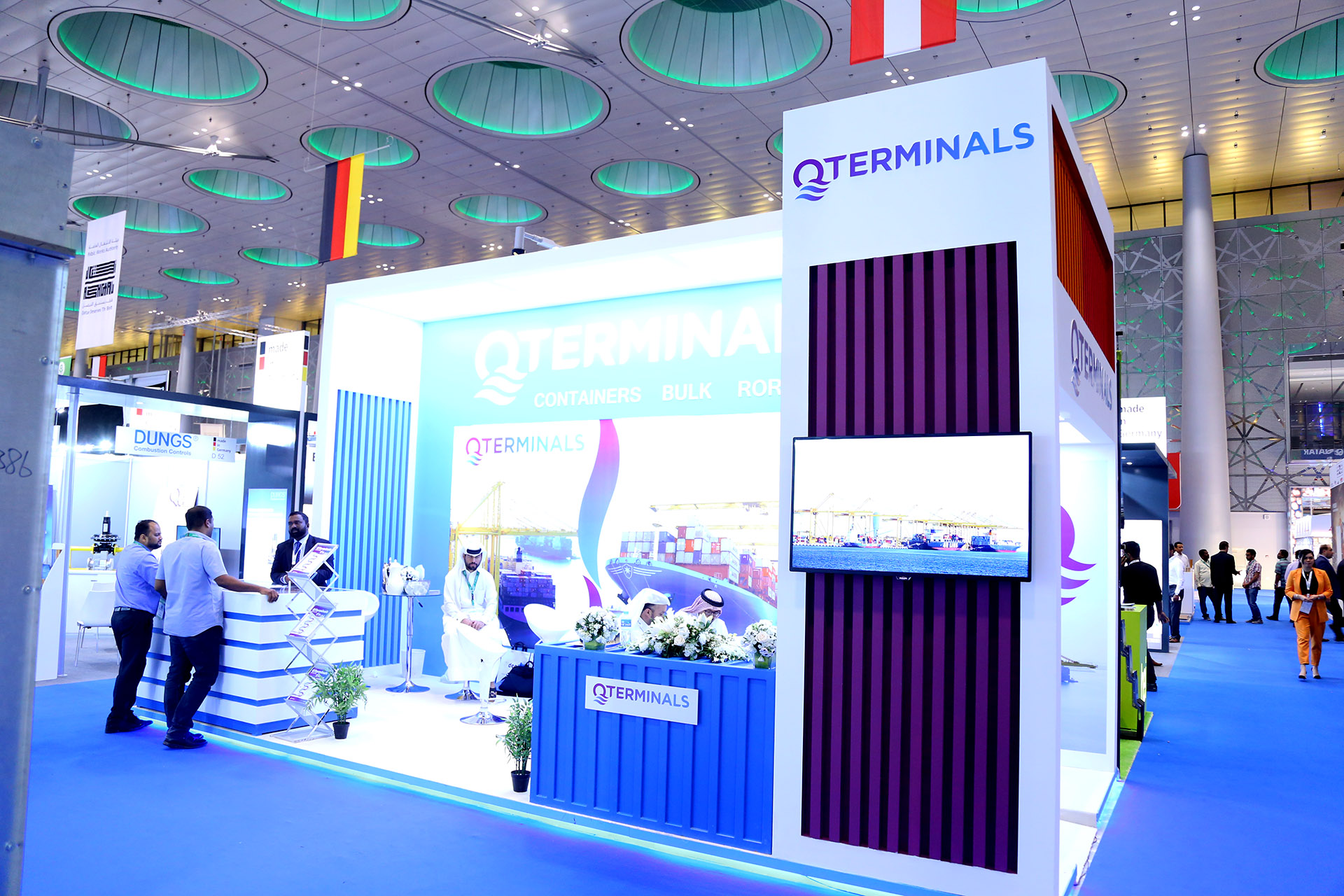 QTerminals Stand Project Qatar 2019 ME Visual