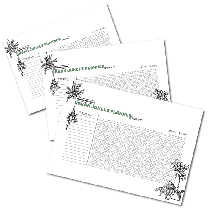 Urban Jungle Planner Mevrouw Monstera