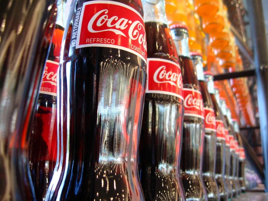 Employees from CocaCola bottling company went on strike