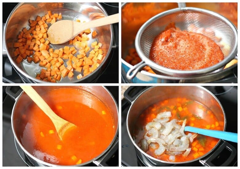 Cómo hacer caldo de camarón Pizca de Sabor