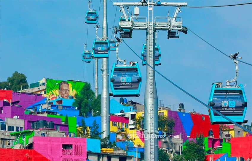 Capital inaugurates second cable car line, improving transit for Iztapalapa