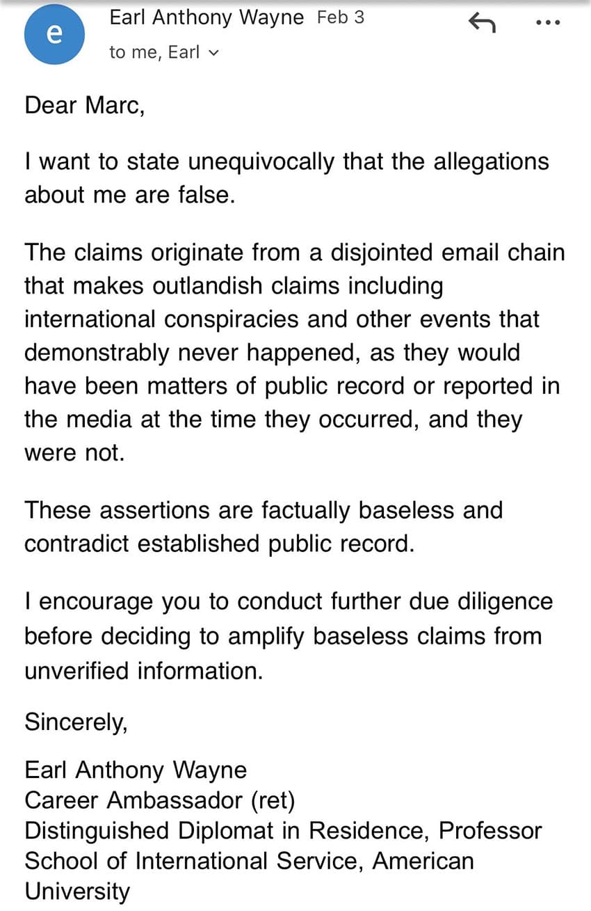 The Epstein files’ Mexico connection Former US ambassador responds to