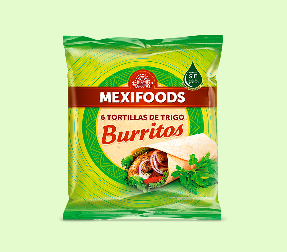 Tortillas de Trigo Burritos Mexifoods