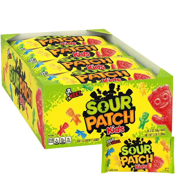 SourPatch Soft and Chewy Candy 2 oz Case 24 Units