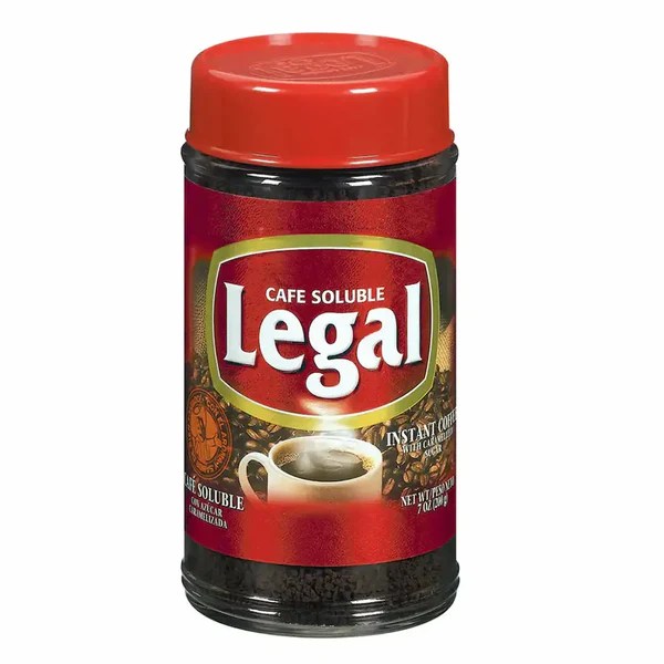 Cafe Legal Instant Coffee Jar 6.3 oz Case 6 Units