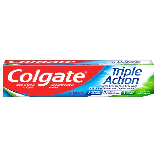 Colgate Triple Action Toothpaste Case 24 Units Mexmax