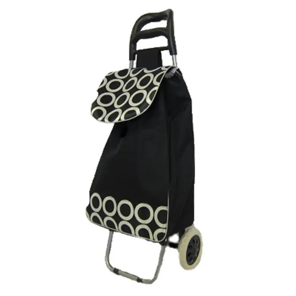 Shopping Bag On Wheels Solid Color Case 10 Units Mexmax