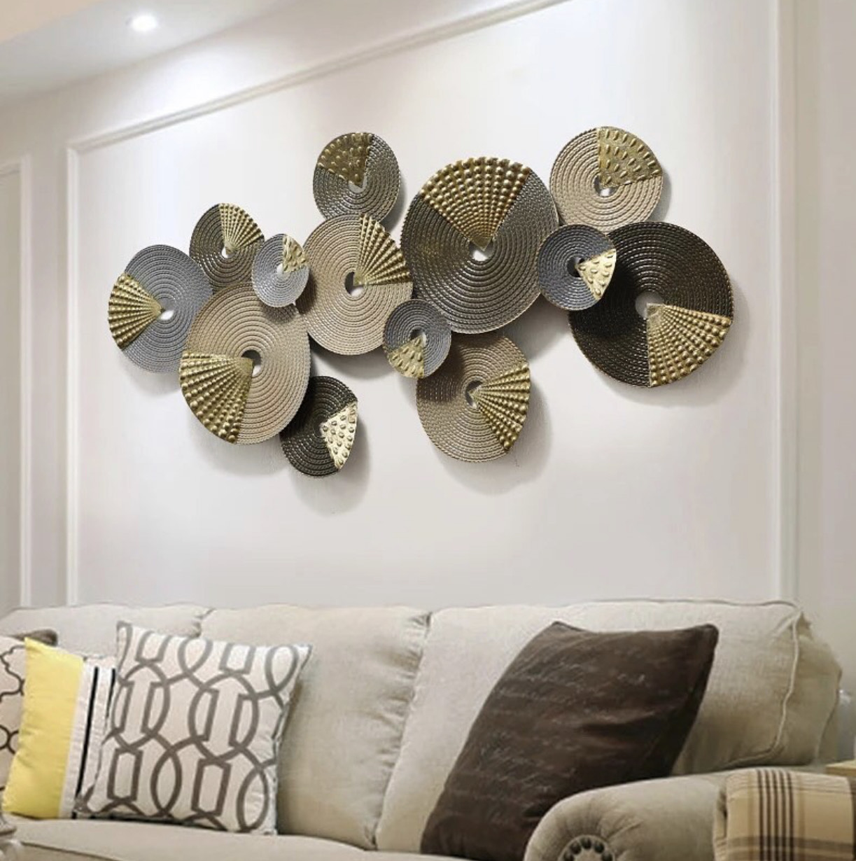 Multiple Circles Wall Decor Meydan Lightings