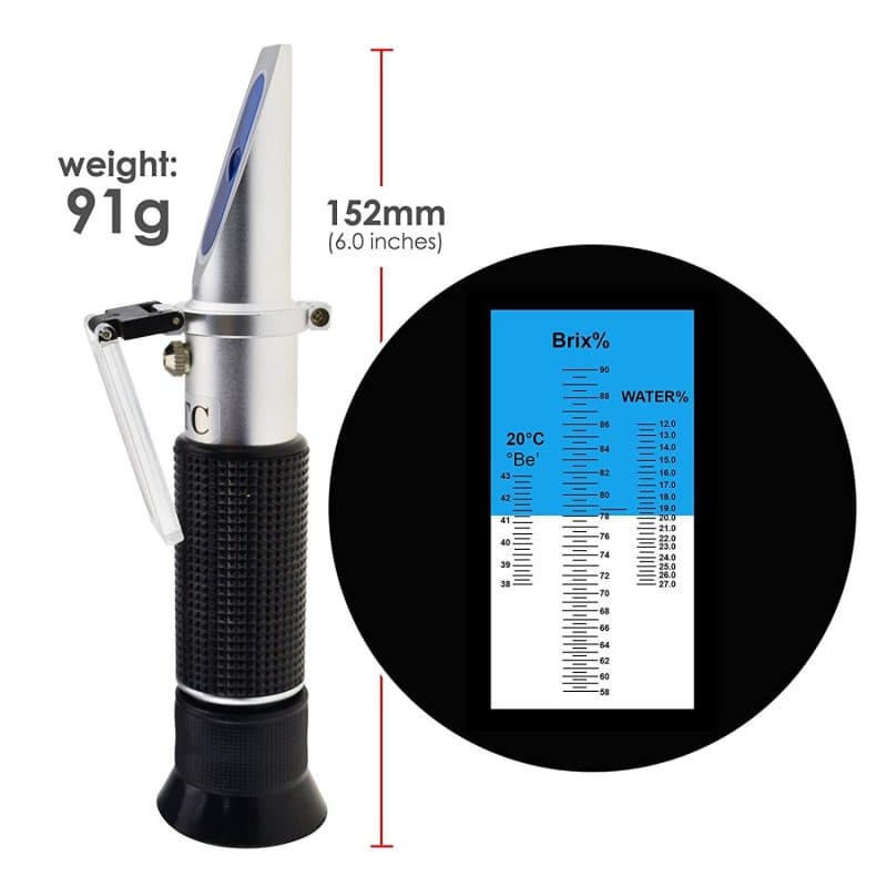 Refractometer for Honey measures moisture from 1227