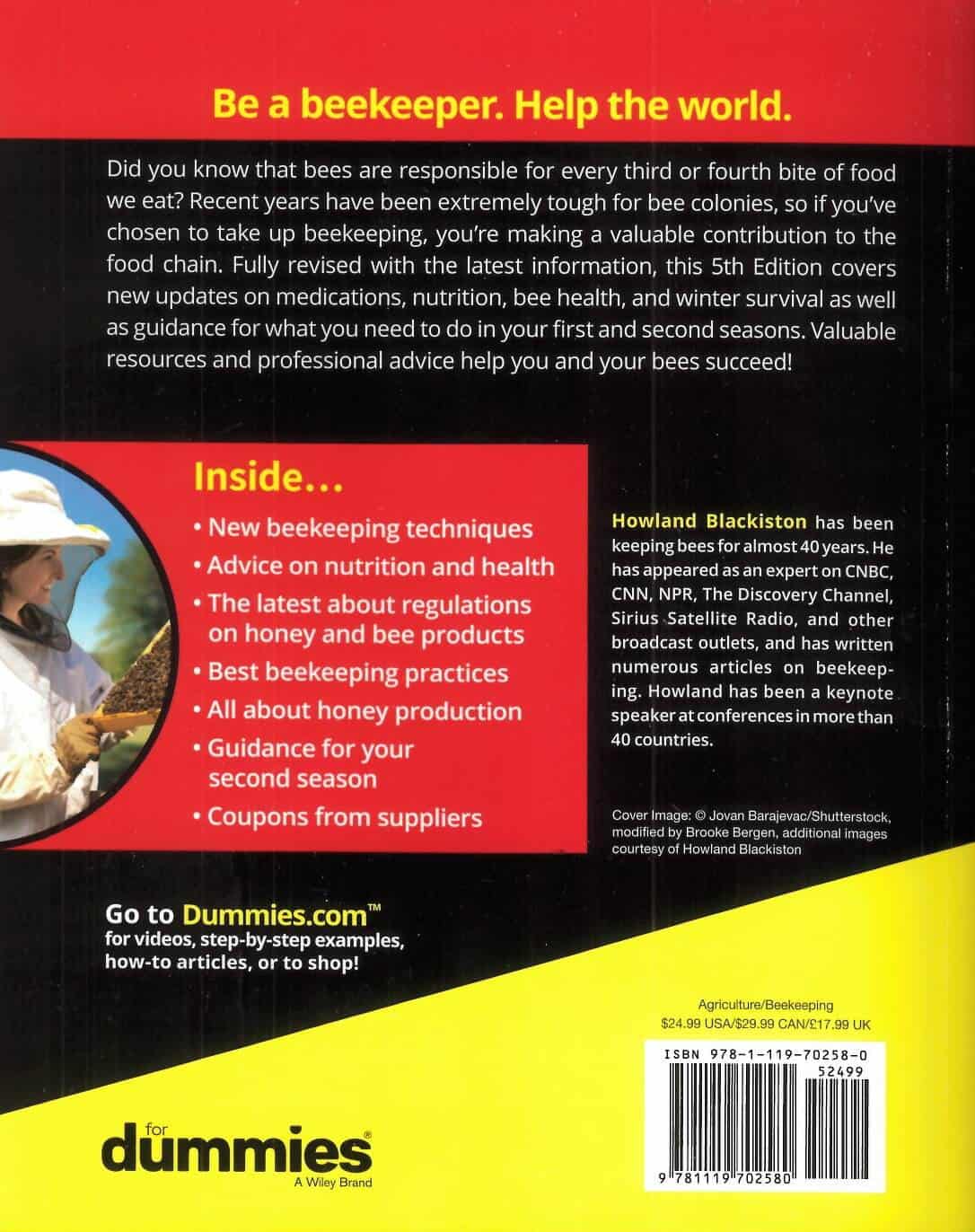 Beekeeping for Dummies 5th Edition Meyer Bees