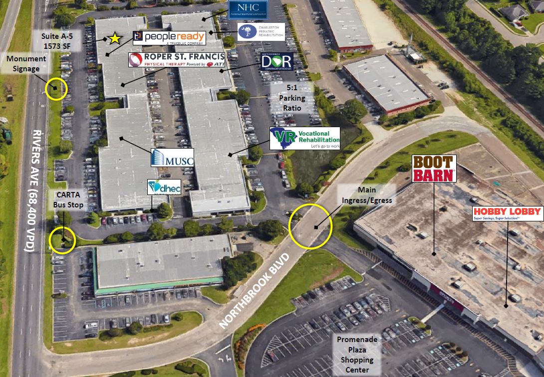 FOR LEASE 2070 Northbrook Blvd, North Charleston, SC Commercial Real