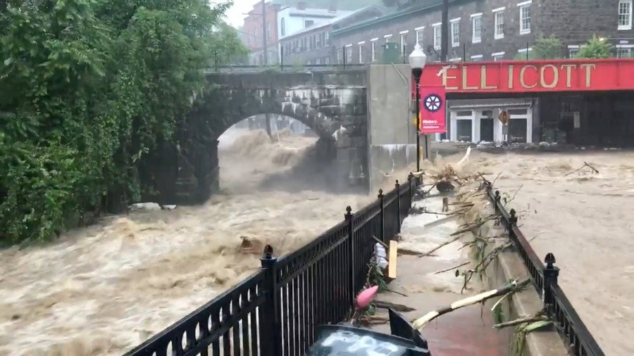 Roads submerged as severe flash flooding hits Maryland (VIDEOS) — RT
