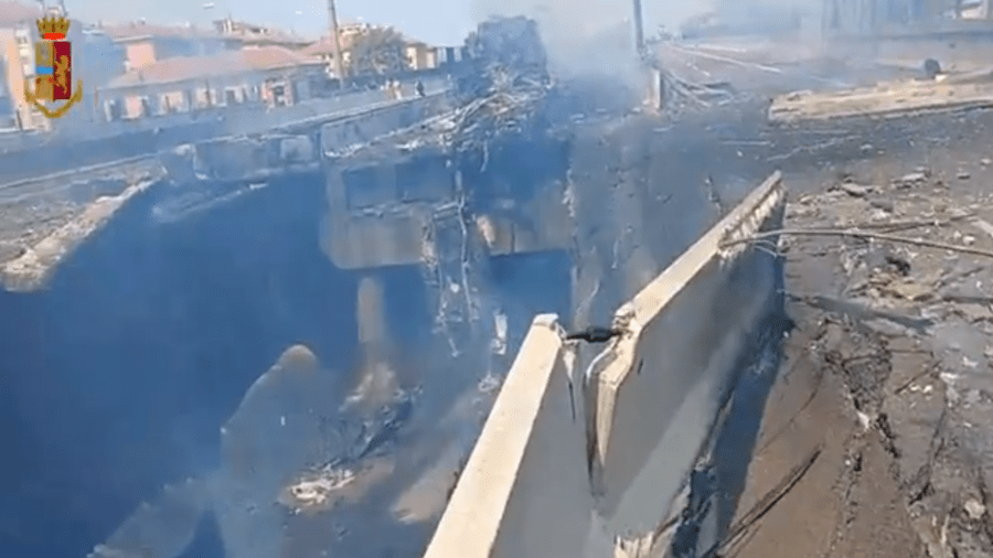 Bologna blast Enormous crater in highway captured on VIDEO — RT World News
