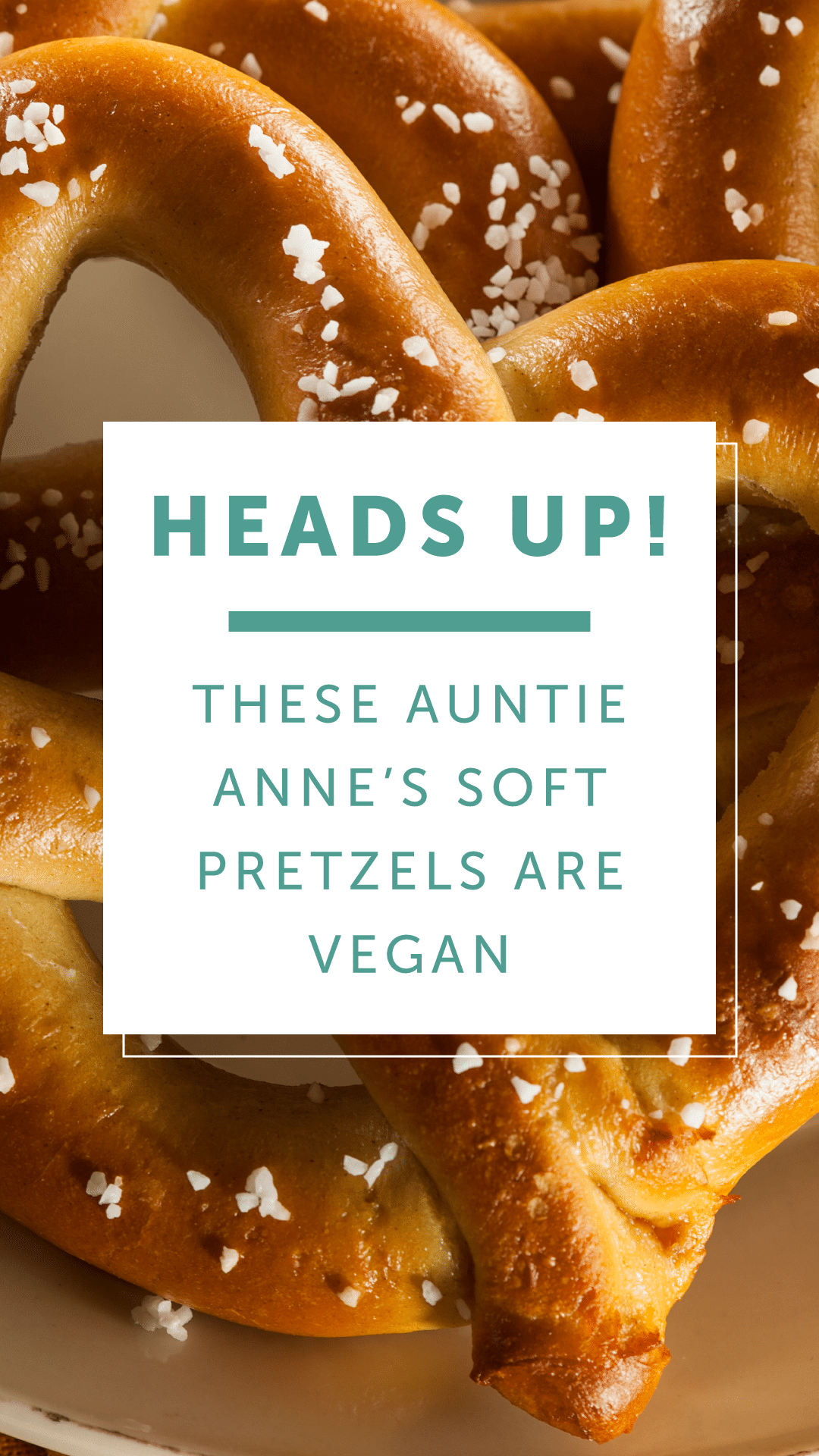 Heads Up! These Auntie Anne’s Soft Pretzels Are Vegan ChooseVeg
