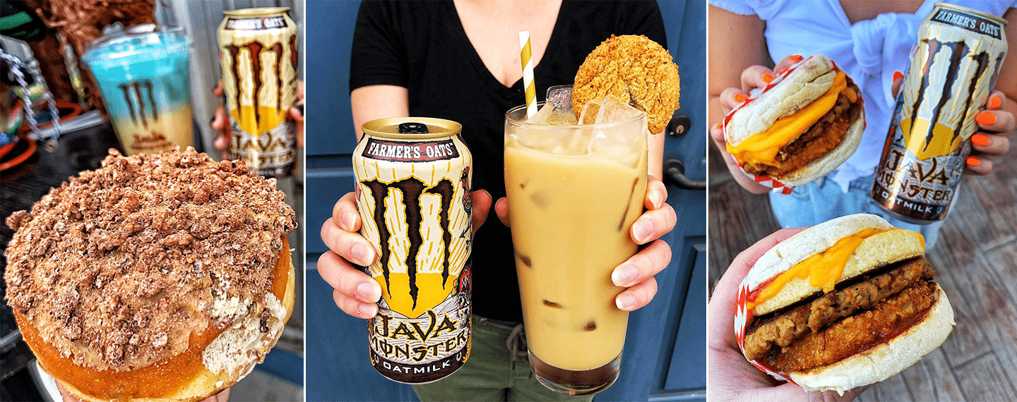 Monster Debuts First Oat Milk Energy Drink, Throws Vegan Party to