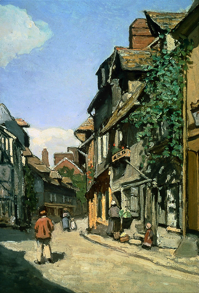 Rue de la Bavole, Honfleur Museum of Fine Arts, Boston