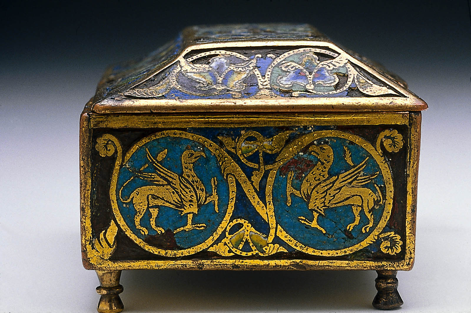 Casket with Beasts in Scrolls Museum of Fine Arts, Boston
