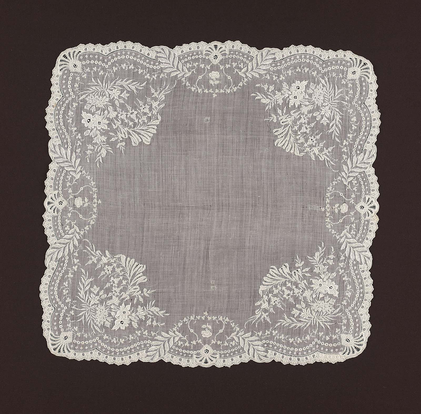 Large linen handkerchief Museum of Fine Arts, Boston