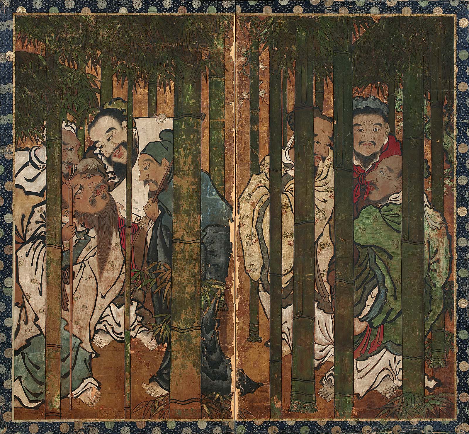 The Seven Sages of the Bamboo Grove Museum of Fine Arts, Boston