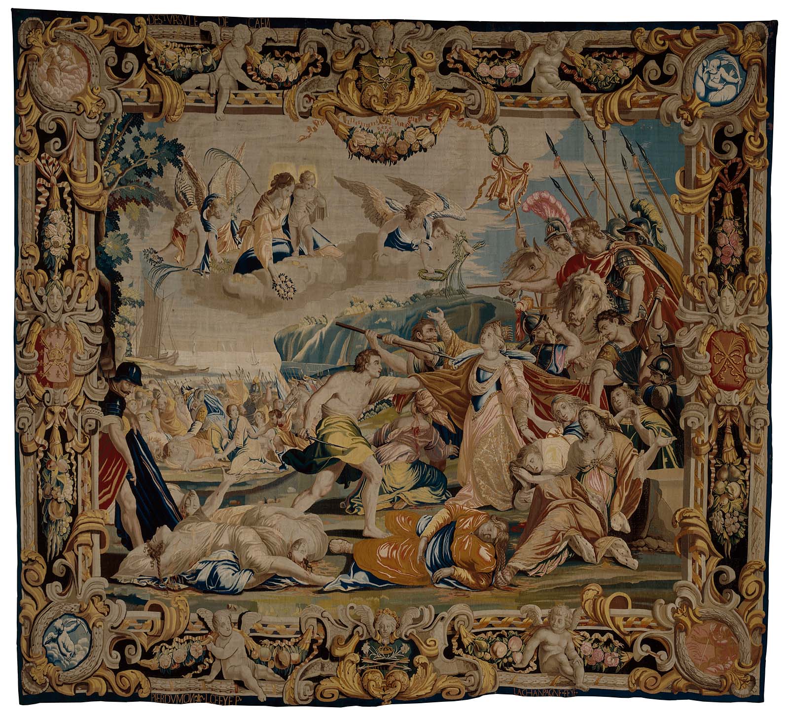 Tapestry The Martyrdom of Saint Ursula (from the series, The Story of