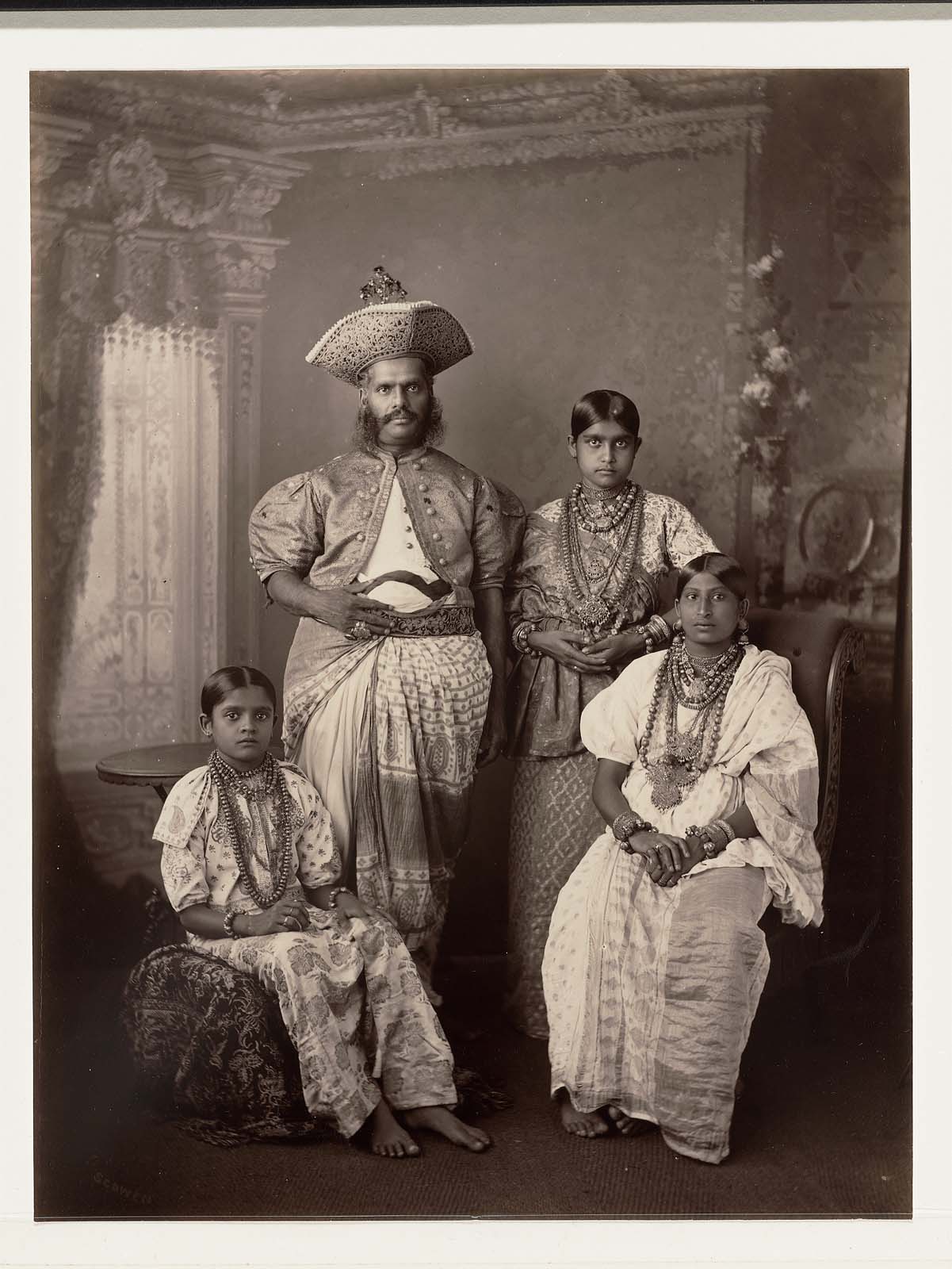 A Royal Family of Kandy, Ceylon Museum of Fine Arts, Boston