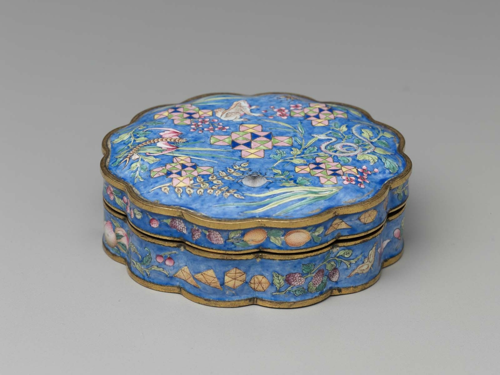 Painted enameled box Museum of Fine Arts, Boston