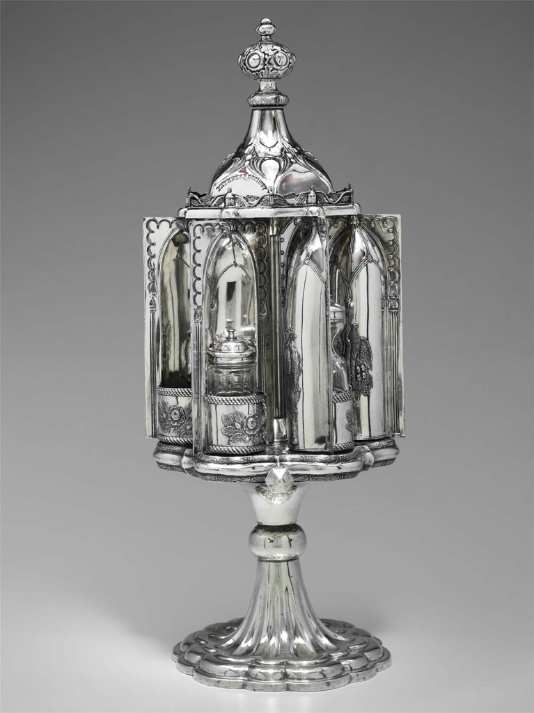 Cruet holder or "magic caster" Museum of Fine Arts, Boston