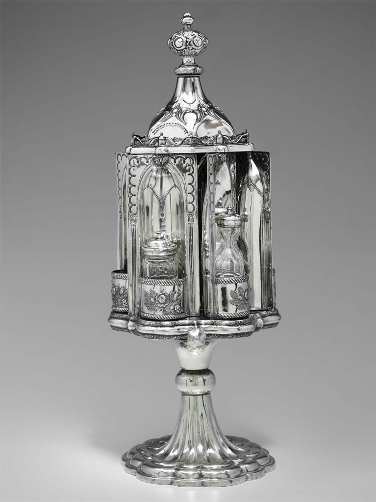 Cruet holder or "magic caster" Museum of Fine Arts, Boston