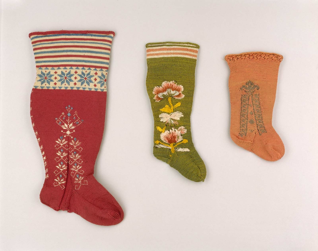 Pair of infant's stockings Museum of Fine Arts, Boston