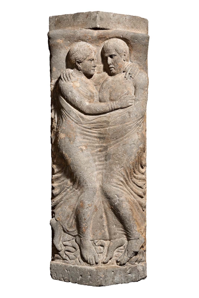 Sarcophagus and lid with portraits of husband and wife Museum of Fine Arts, Boston