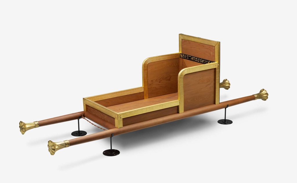 Carrying chair of Queen Hetepheres I (reproduction) Museum of Fine