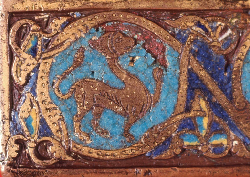 Casket with Beasts in Scrolls Museum of Fine Arts, Boston