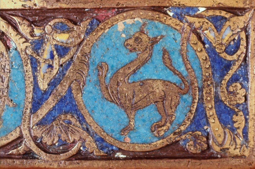 Casket with Beasts in Scrolls Museum of Fine Arts, Boston