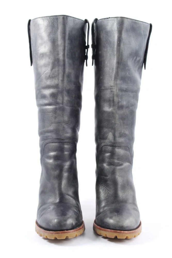 UGG Absatz Stiefel schwarz BusinessLook Damen Gr. DE 36 High Boots Heel Boots eBay