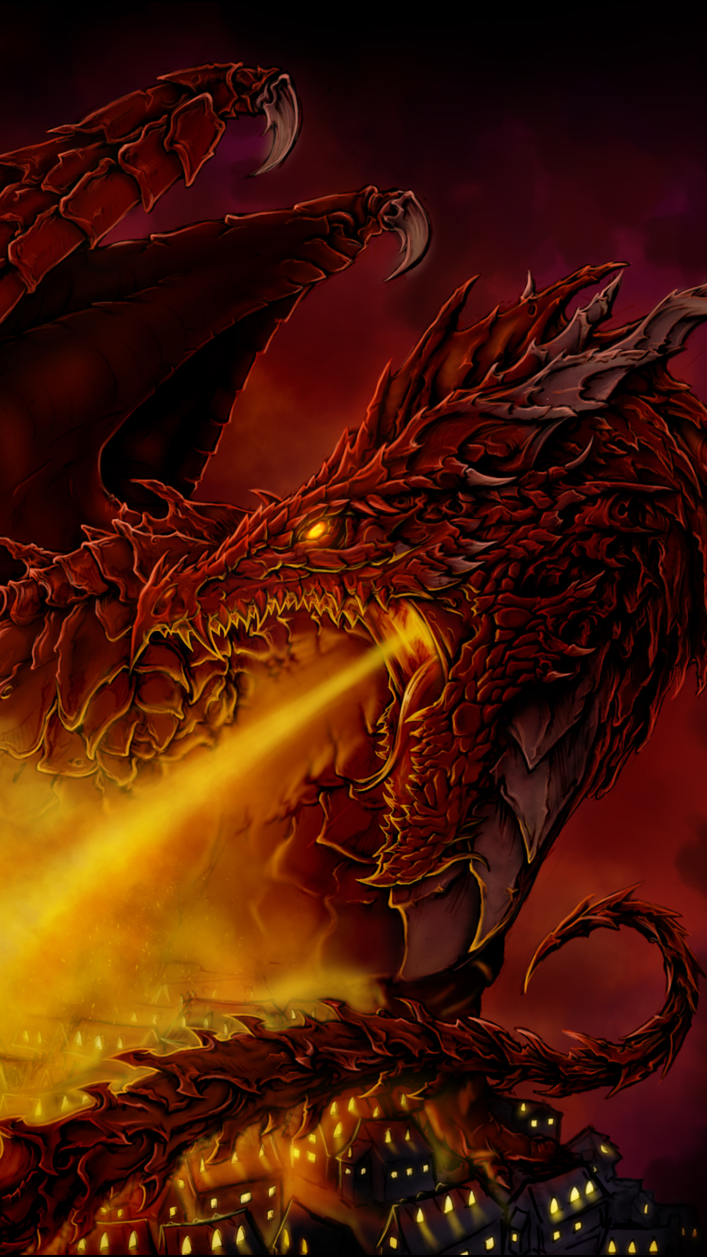 Fantasy Dragon Wallpaper Phone Gannuman