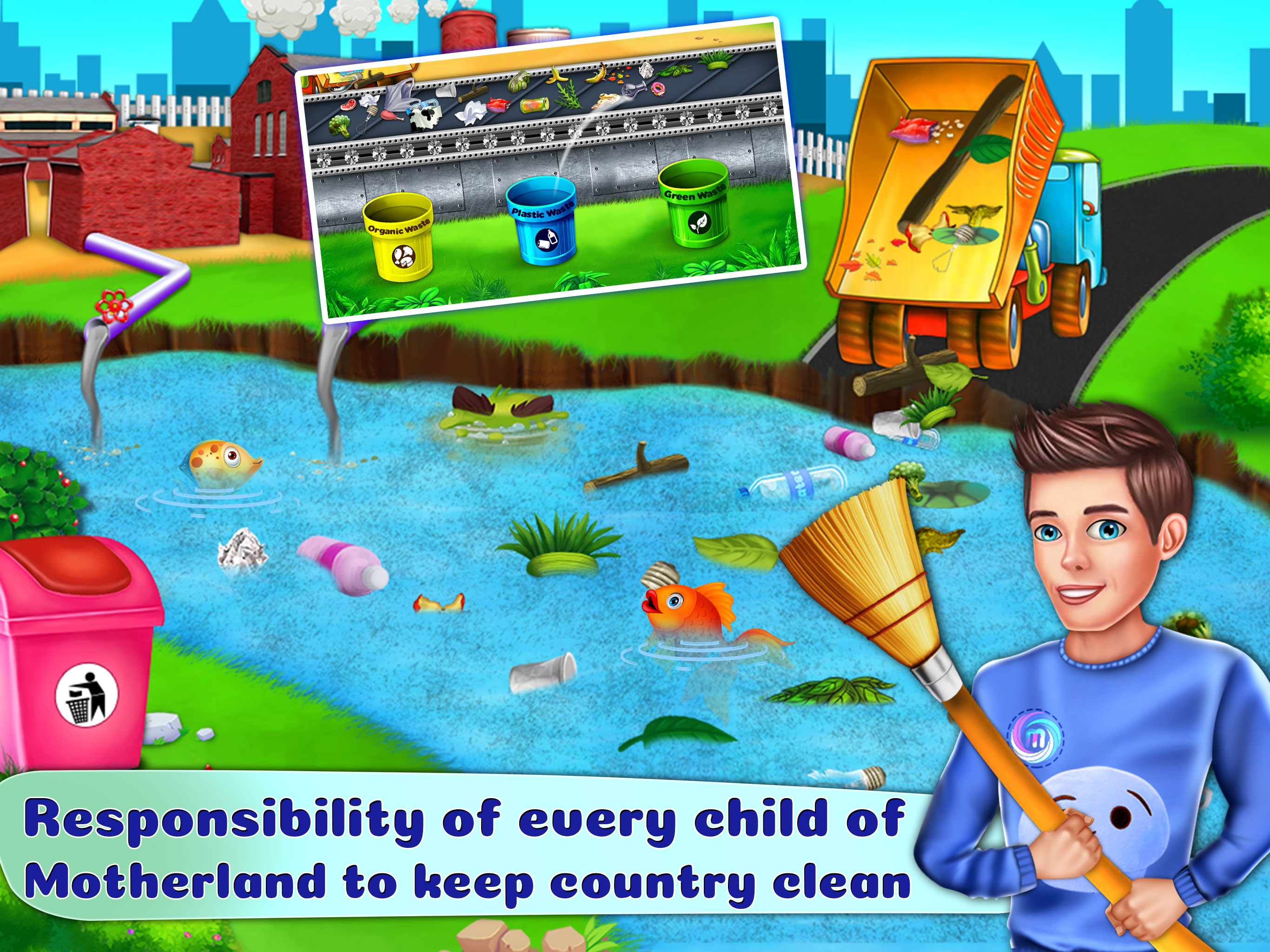 Keep Your Country Clean mFinity InfoTech Mobile Game and Apps