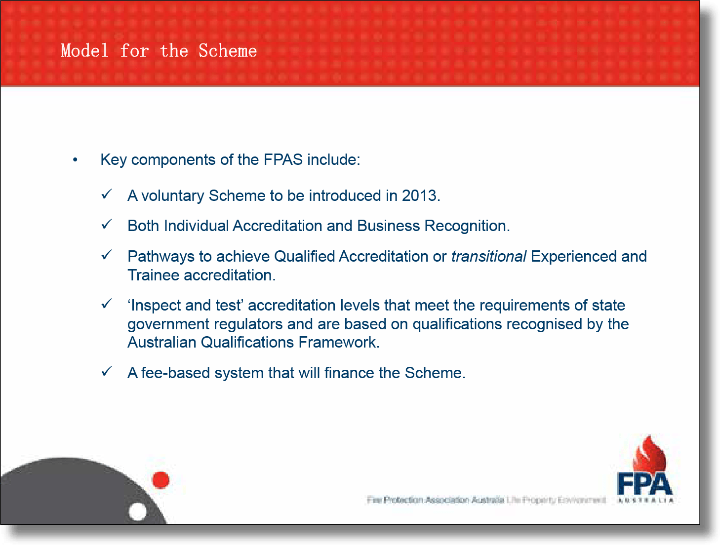 Fire Protection Accreditation Scheme Malaysian Fire Protection