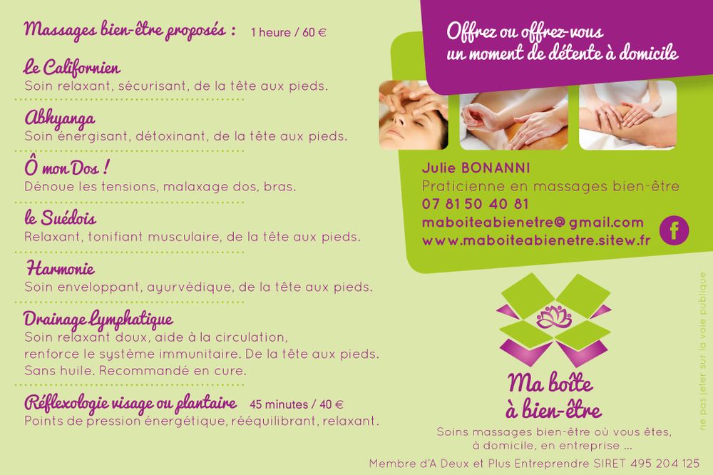 Bienêtre à Domicile