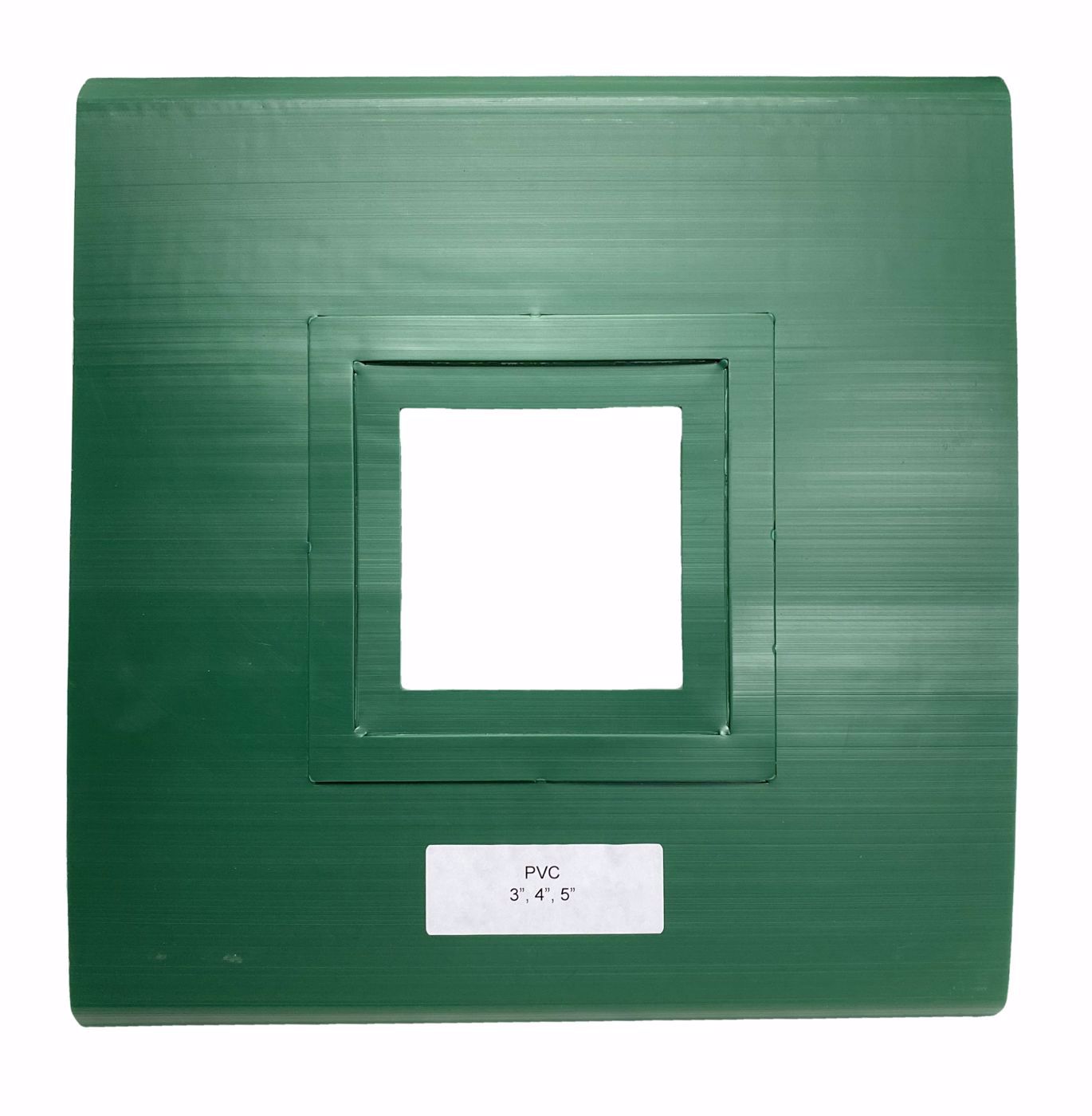 PVC Connectors with 4" Square Hole and 5" Knockout