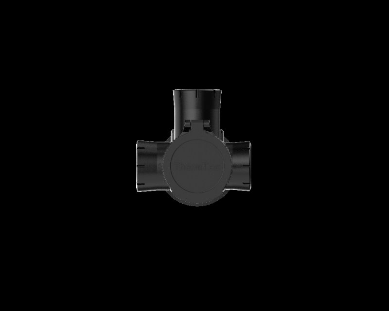 Thermal riflescope ThermTec Ares 335 AI rangefinder and sensor motion