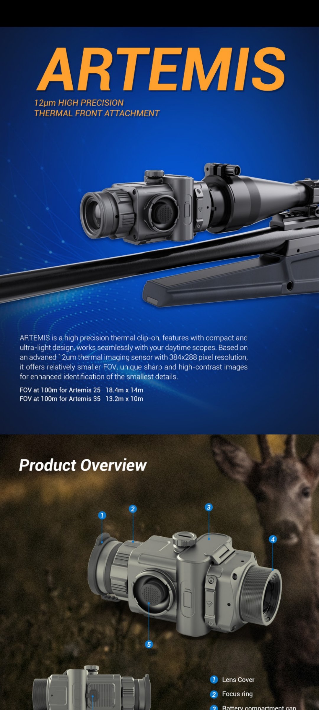 Conotech Artemis 35 Thermal Clip-On Attachment – MFV Imports