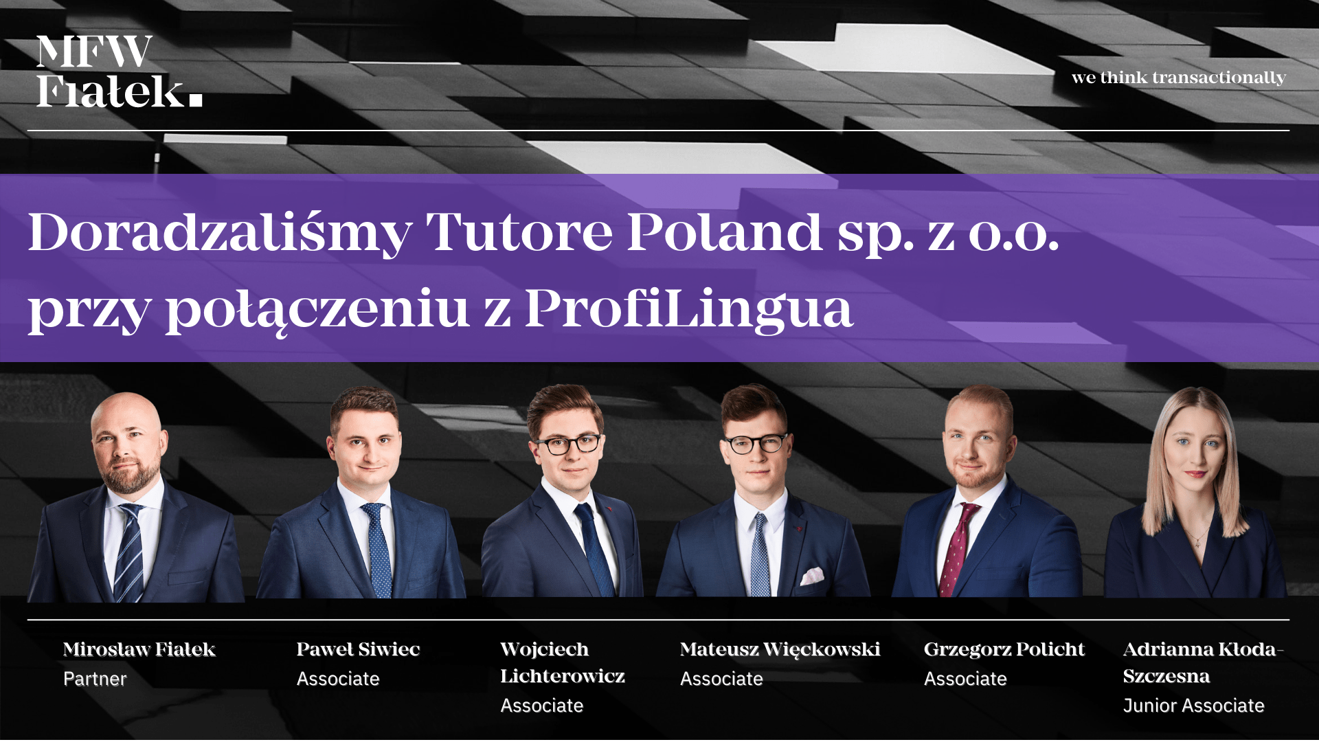 Doradzaliśmy Tutore Poland przy połączeniu z ProfiLingua MFW Fiałek