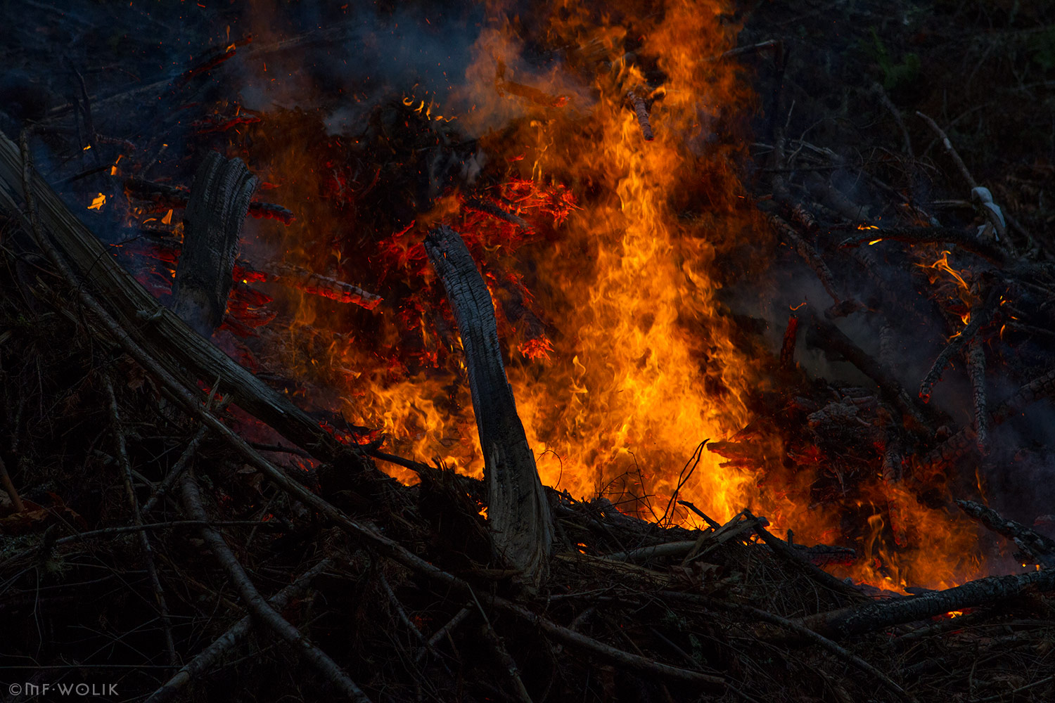 Cerro Gordo Fire MF Wolik Photography